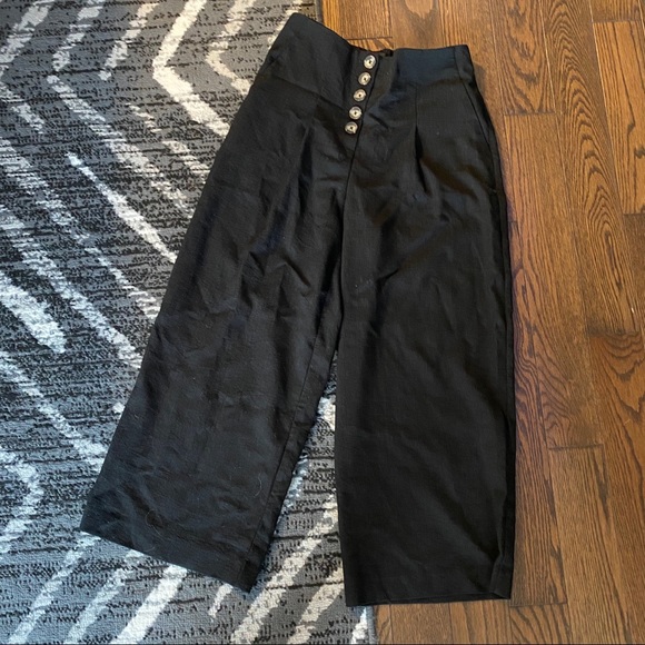 2/$15 🌿 NWOT button front wide leg pants - Picture 5 of 7